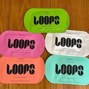 LOOPS face facial mask lot of 5